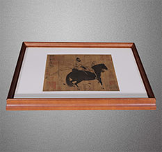 信阳市书画装裱配框服务案例